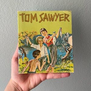 Vintage 1956 Golden Press Tom Sawyer Book Mark Twain